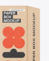 Hexagonal Kraft Paper Box Mockup