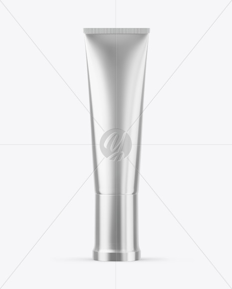 Metallic Cosmetic Tube Mockup