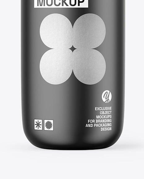 Matte Dropper Bottle Mockup