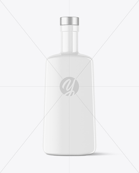 Glossy Bottle Mockup