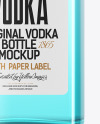 Vintage Vodka Bottle Mockup