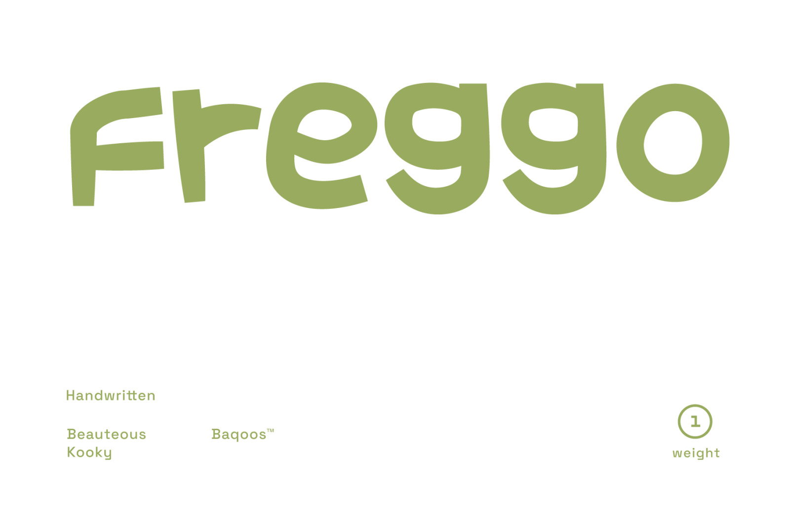 Freggo Font