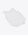 Baby Body Suit Mockup - Top Half Side View