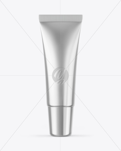 Metallic Cosmetic Tube Mockup