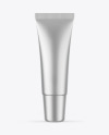 Matte Metallic Cosmetic Tube Mockup