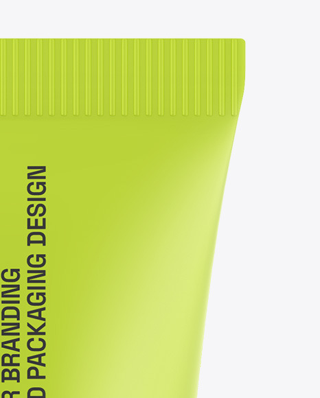 Matte Cosmetic Tube Mockup