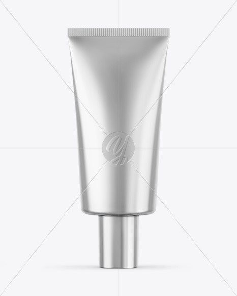 Metallic Cosmetic Tube Mockup