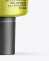 Matte Metallic Cosmetic Tube Mockup