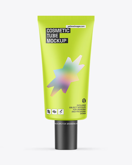 Matte Cosmetic Tube Mockup