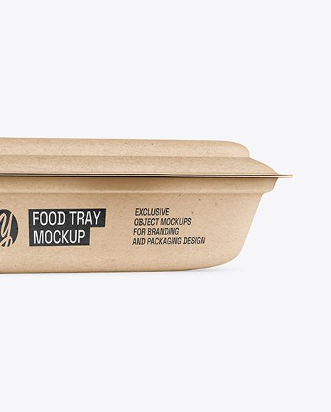 Kraft Food Container Mockup