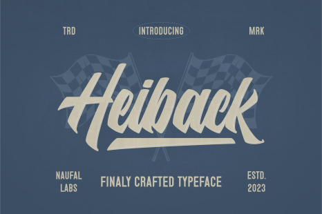 Heiback Script Font - Logotypes