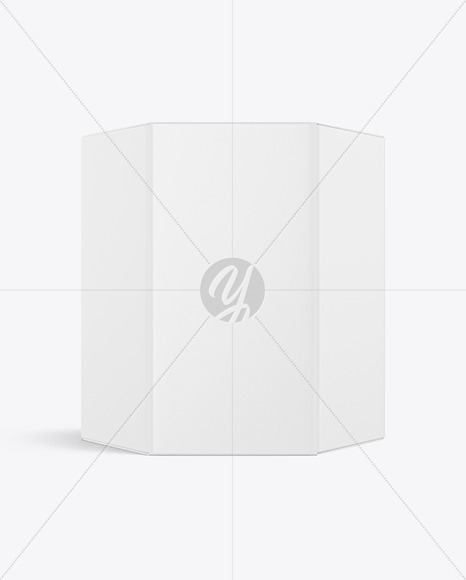 Hexagonal Paper Box Mockup