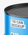 Matte Tin Can Mockup