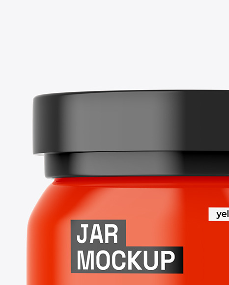 Glossy Jar Mockup