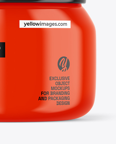 Glossy Jar Mockup