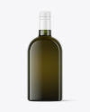 Green Glass Whisky Bottle Mockup