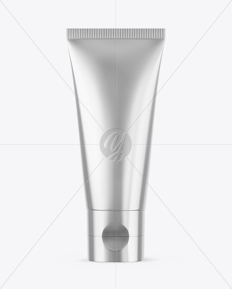 Metallic Cosmetic Tube Mockup