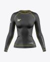 Long Sleeve Compression T-Shirt Mockup – Front View