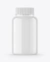 Glossy Plastic Pills Jar Mockup