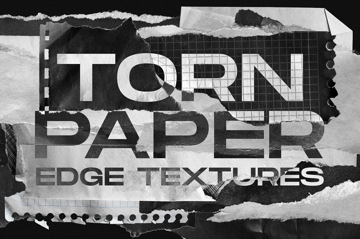 Torn Paper edge textures