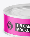 Matte Tin Can Mockup