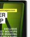 Green Glass Diffuser Bottle Mockup