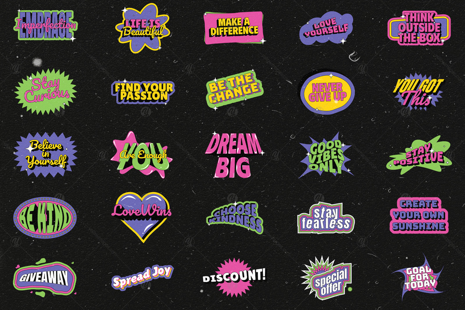 Vol.2 Retro Sticker Pack