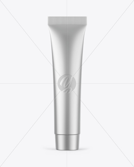 Matte Metallic Cosmetic Tube Mockup