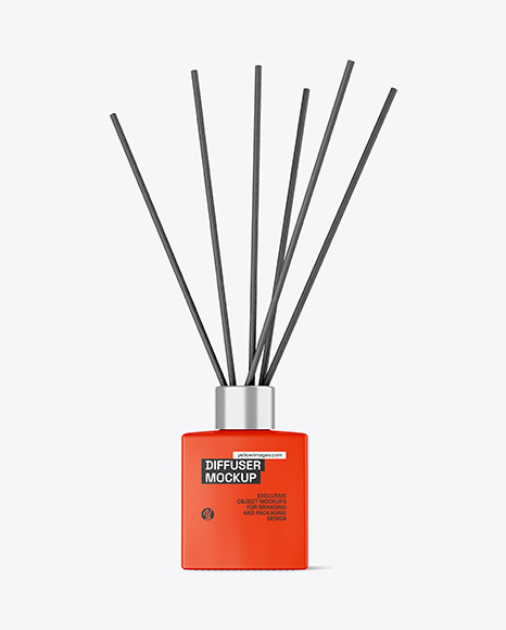 Glossy Diffuser Bottle Mockup