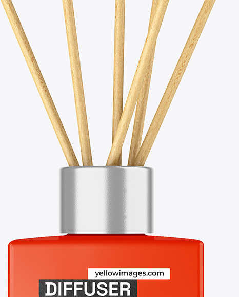 Glossy Diffuser Bottle Mockup