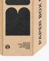 Hexagonal Kraft Paper Box Mockup