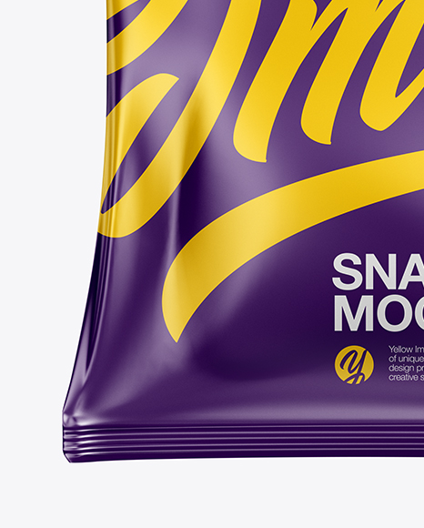 Matte Snack Package Mockup