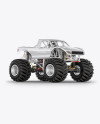 Monster Truck Mockup - Half Side View