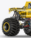 Monster Truck Mockup - Half Side View