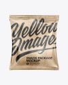 Kraft Paper Snack Package Mockup