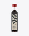 Glass Bottle 250ml w/ Wild Elderflower Vinegar Mockup Glass Bottle 250ml w/ Wild Elderflower Vinegar Mockup