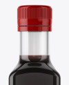 Glass Bottle 250ml w/ Wild Elderflower Vinegar Mockup Glass Bottle 250ml w/ Wild Elderflower Vinegar Mockup