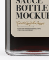 Glass Bottle 250ml w/ Wild Elderflower Vinegar Mockup Glass Bottle 250ml w/ Wild Elderflower Vinegar Mockup
