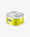 Matte Metallic Tin Can Mockup