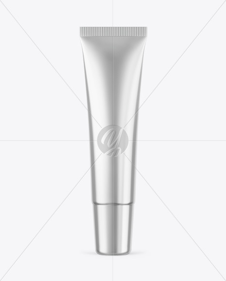 Metallic Cosmetic Tube Mockup