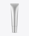 Matte Metallic Cosmetic Tube Mockup