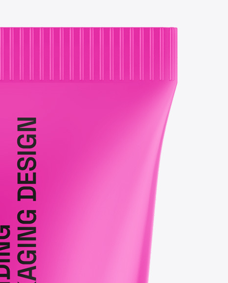 Glossy Cosmetic Tube Mockup