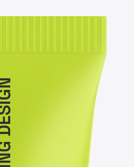 Matte Cosmetic Tube Mockup