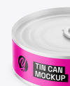 Matte Tin Can Mockup