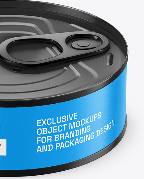 Matte Tin Can Mockup