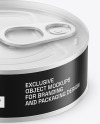 Matte Tin Can Mockup