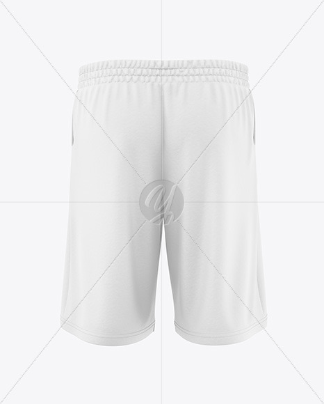 Men&#039;s Shorts Mockup - Back View