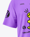 Men's Oversize T-Shirt with Shorts Mockup - Front View