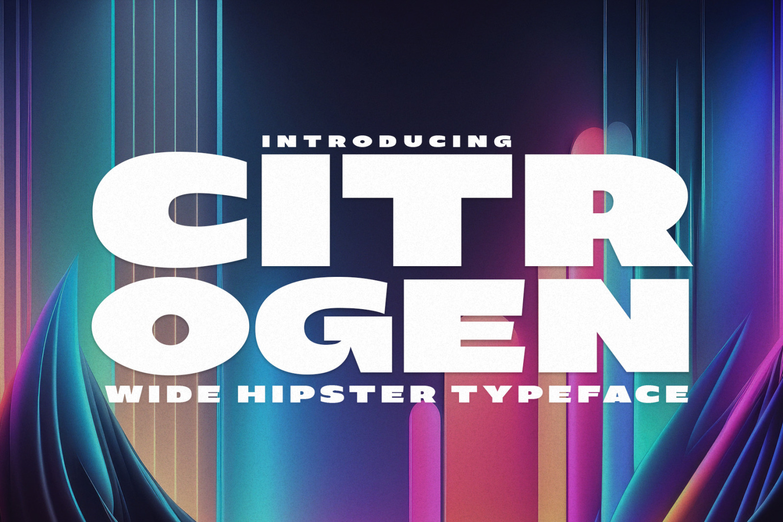 Citrogen - Wide Hipster Typeface