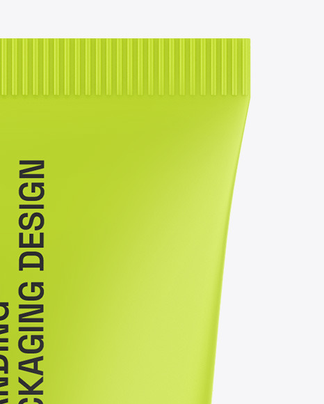 Matte Cosmetic Tube Mockup